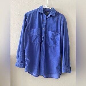 Patagonia womens medium cotton corduroy button long sleeve shirt